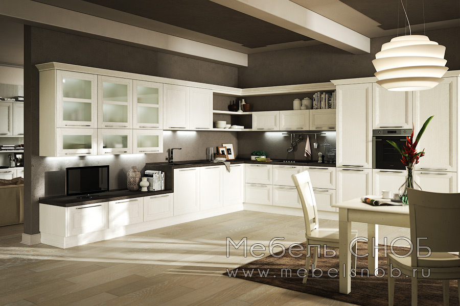 Рамка фасадов - массив ясеня. Центральная часть - ДСП, облицованная шпоном ясеня. Рамка фасадов - массив ясеня. Центральная часть - ДСП, облицованная шпоном ясеня.