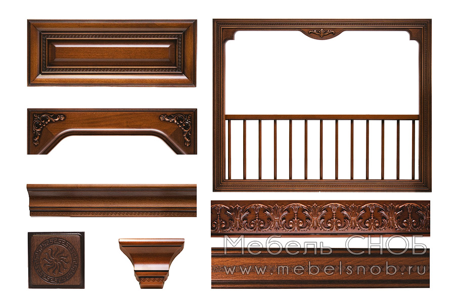 Широкий ассортимент декора кухни Ника Ноче позволяет спроектировать различные варианты мебели.