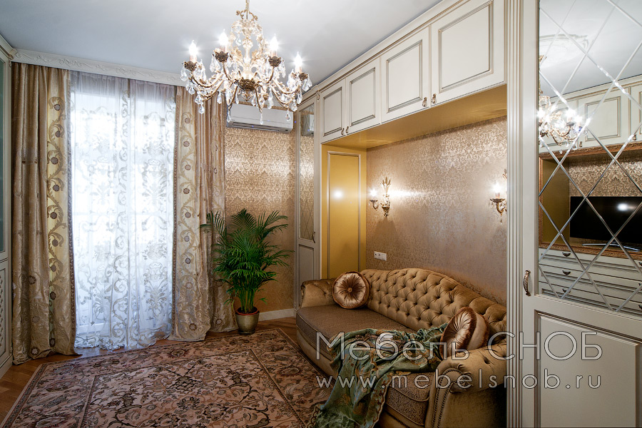 Основным требованием клиента являлось создание мебели для хранения большого объема вещей.