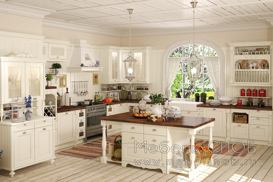 Вполне возможно в этой наполненной светом кухне Прованс по утрам можно будет услышать шепот волн Средиземного моря, а вечером почувствовать аромат лавандовых цветов или пахучих специй.