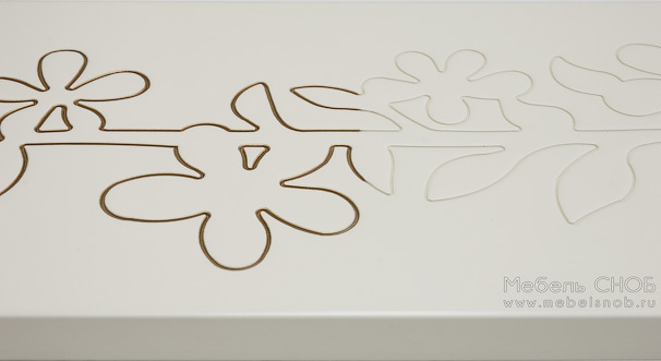 Фигурная фрезеровка на поверхности - фреза Перо вид 2