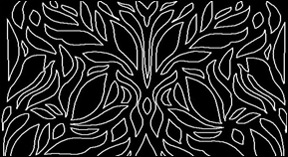 Фрезеровка поверхности тип Листья