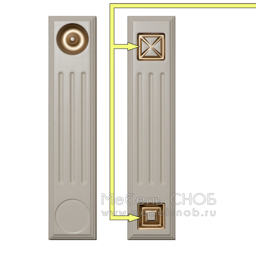 Частичная заливка пилястр П1/ЗЛ